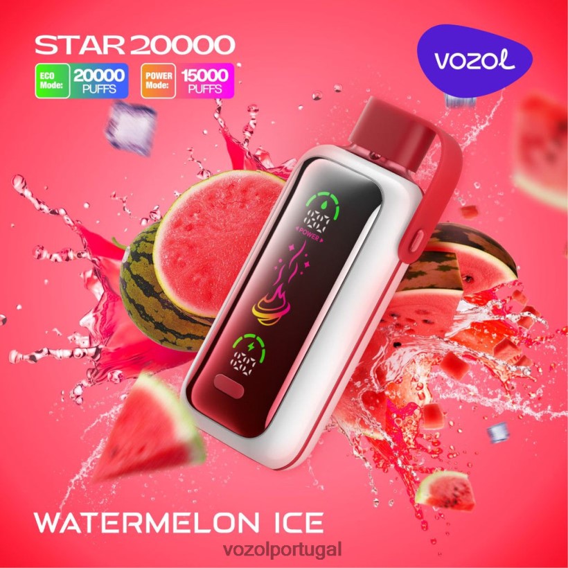 VOZOL Lisbon - VOZOL STAR 20.000 FDV8Z63 gelo de melancia