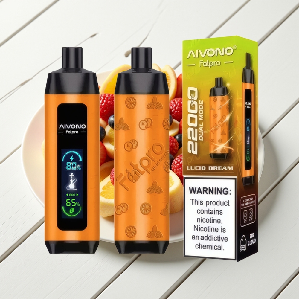 Aivono AIM FATPRO 22000 Puffs Recarregável 28ml Sabor Sonho Lúcido 0,6 ohm Mesh