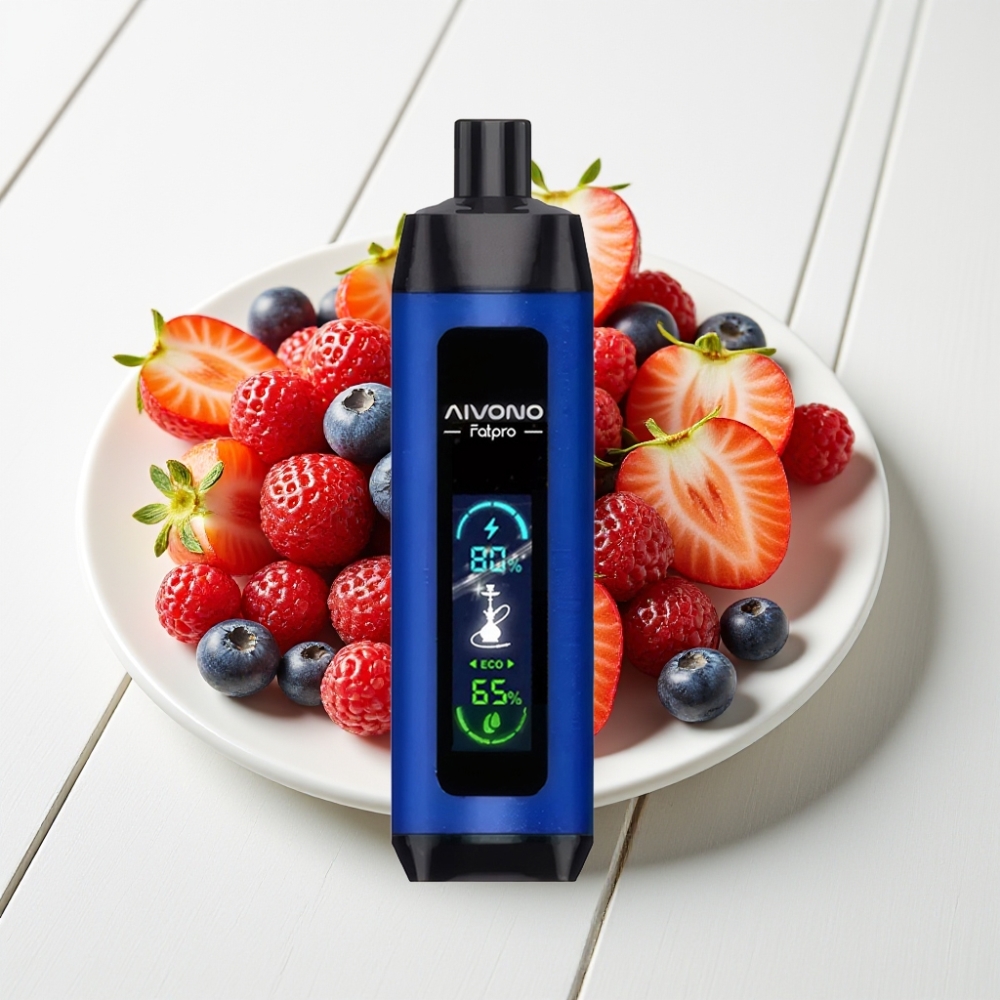 Aivono AIM FATPRO 22000 Puffs Recarregável Sabor Berry Ice 28ml 0.6 ohm Dual Modes