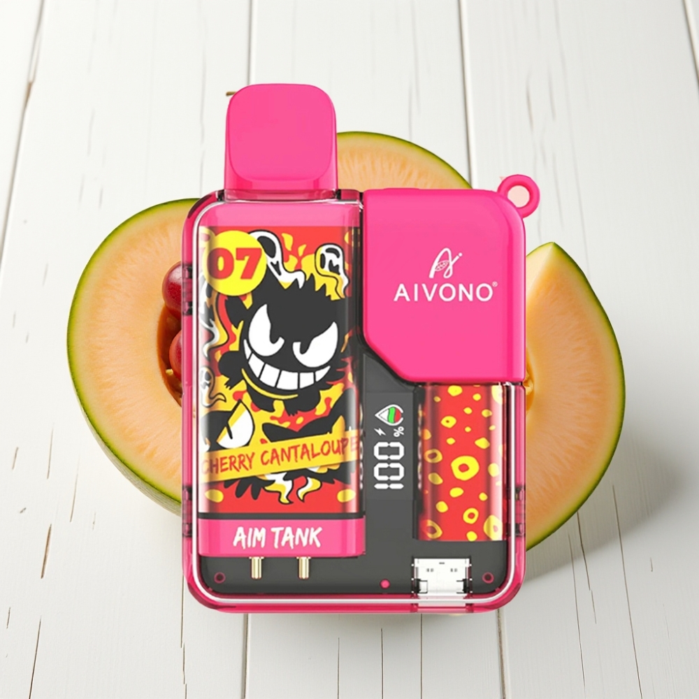 Aivono AIM-TANK 9500 Puffs 18ml LCD Cereja Melão