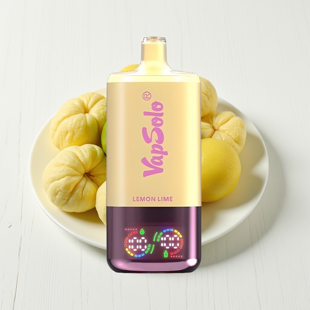 VapSolo Triple 30000 Puffs Descartável Sabor Limão Lima 40ml Tipo-C