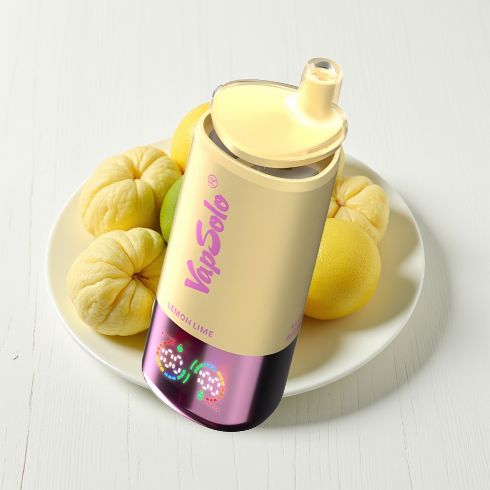 VapSolo Triple 30000 Puffs Descartável Sabor Limão Lima 40ml Tipo-C