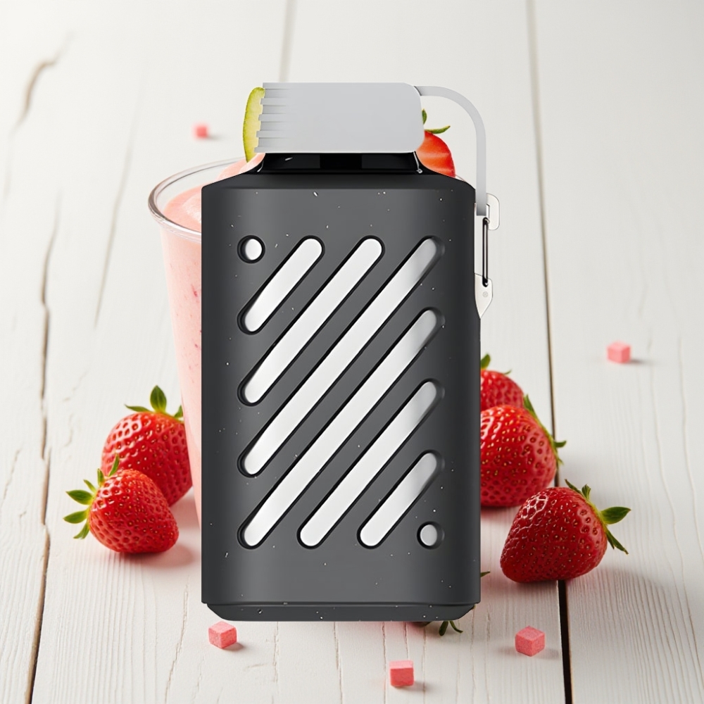 VOZOL GEAR 10000 Vape Descartável Smoothie de Morango com 30 Sabores, Buckle Multifuncional e Capacidade de 20ml