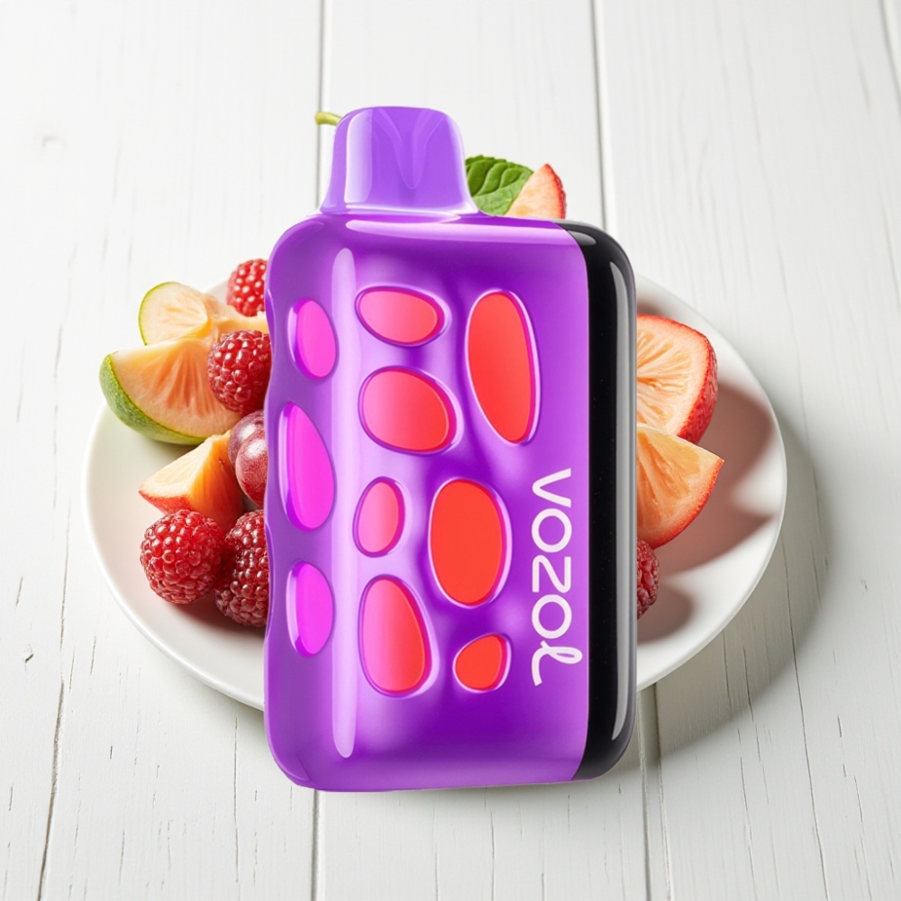 VOZOL RAVE 40000 Vape Descartável Uva Gelo – Design Vibrante 270°, Modo Festa, 20/50mg/ml