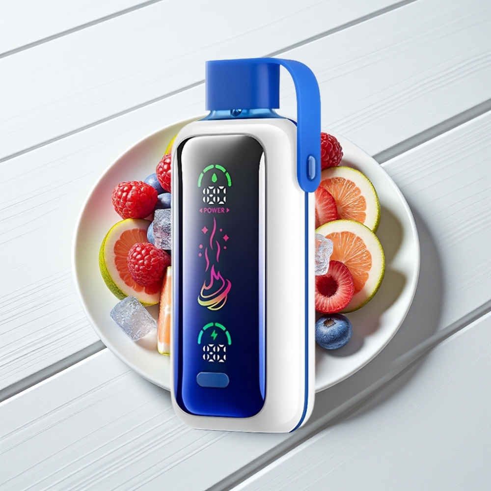 VOZOL Star 20000 Puffs Tela HD 2.2" Dual Mesh 650mAh Blue Razz Ice