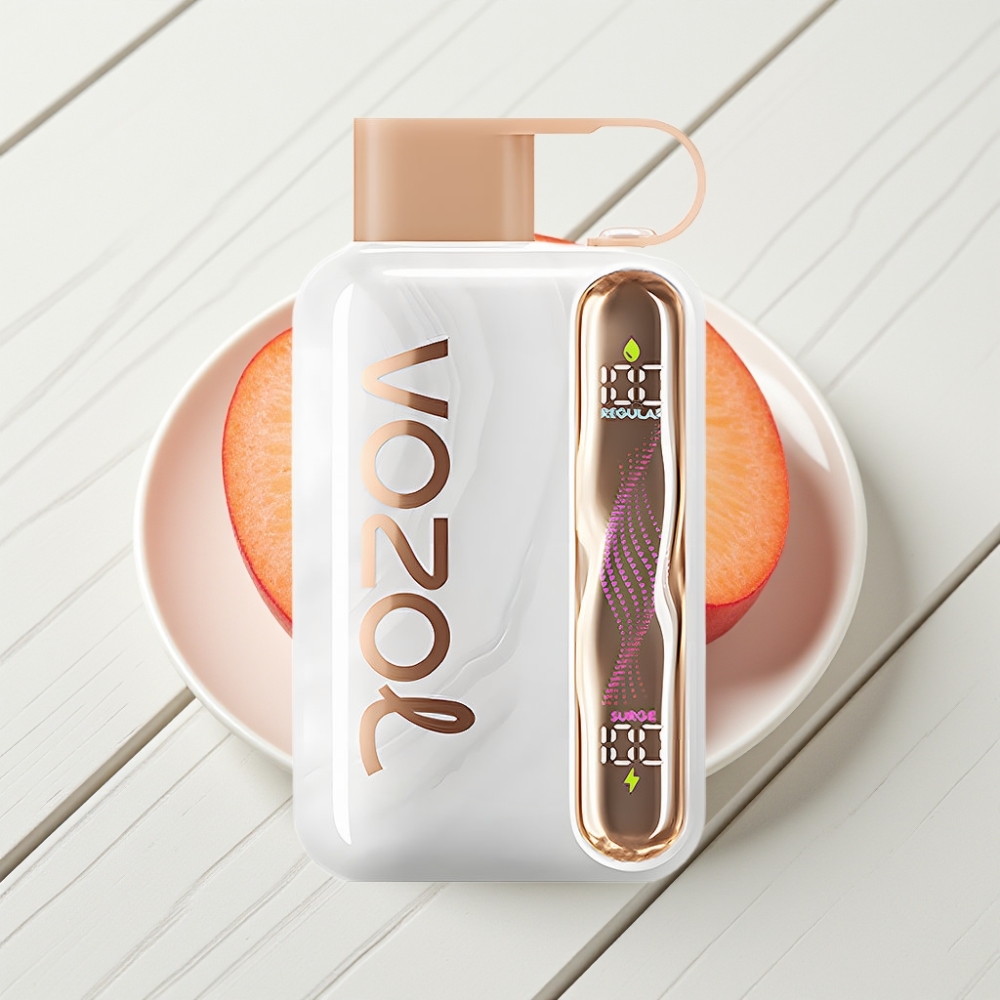 VOZOL STAR 40000 Puffs Vape Descansável Pêssego Gelo com Bateria 1000mAh e Tipo-C
