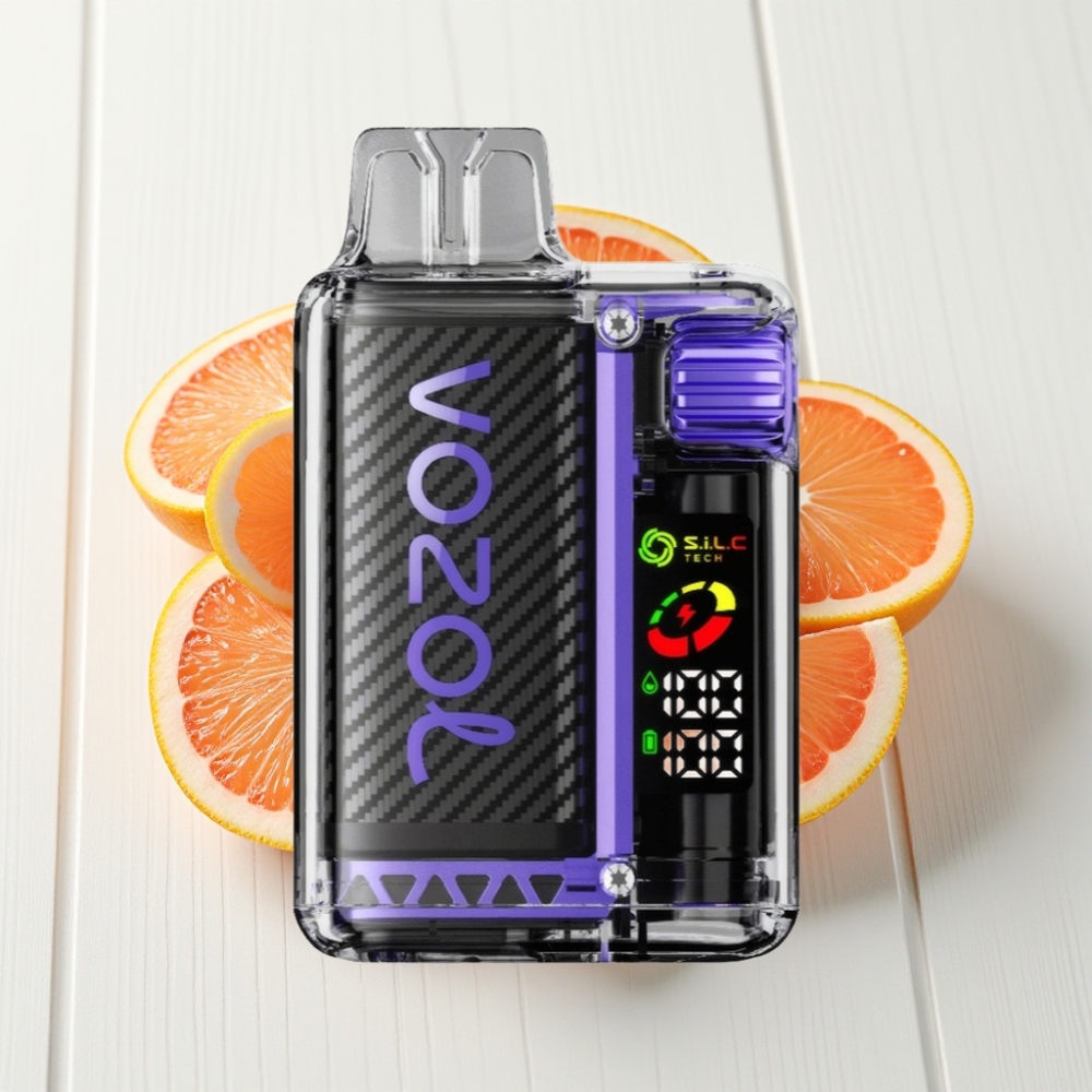 VOZOL Vista 20000 Puffs Recarregável 650mAh Sabor Flor de Sabugueiro Toranja TPD Compatível