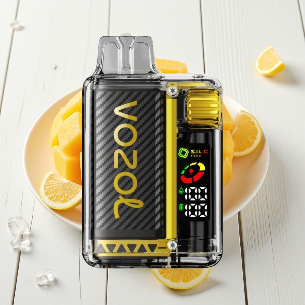 VOZOL Vista 20000 Puffs Recarregável Tela OLED Sabor Manga Gelada Bateria 650mAh